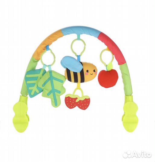 Дуга жирафики игрушка подвесная погремушка пчелка