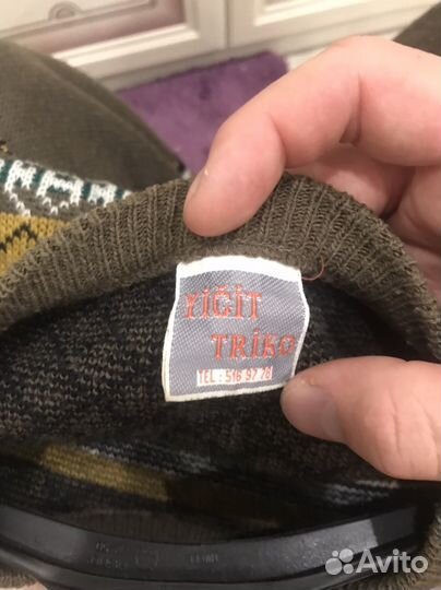 Винтажный свитер 90-х СССР