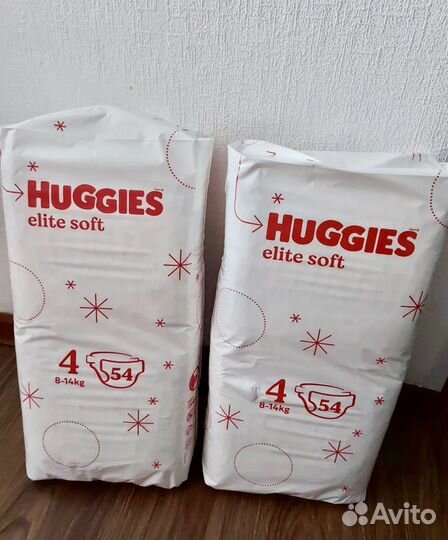 Подгузники huggies elite soft 4 (Хаггис элит софт)