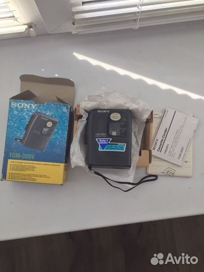 Кассетный диктофон sony