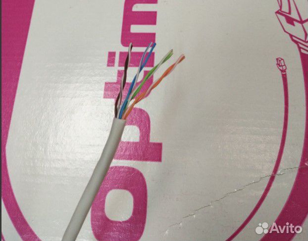 Кабель витая пара UTP медный уличный и внутренний