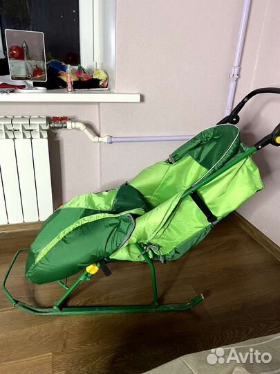 Детские санки коляска