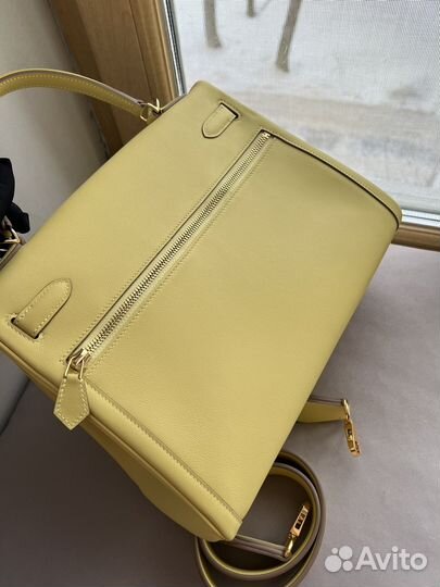 Сумка Hermes Kelly Lakis 32 yellow