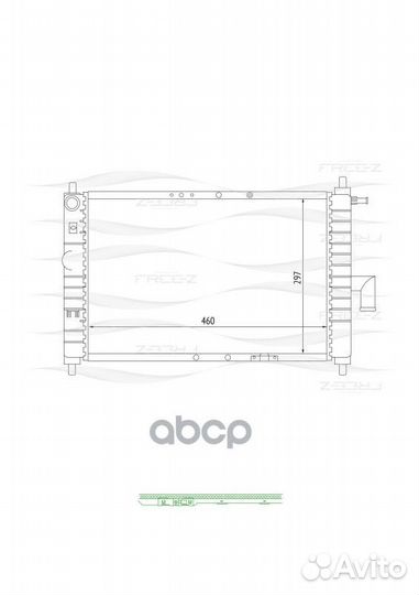 Радиатор KK0135 free-Z