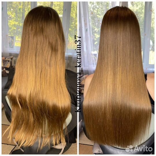 Кератиновое выпрямление, ботокс волос