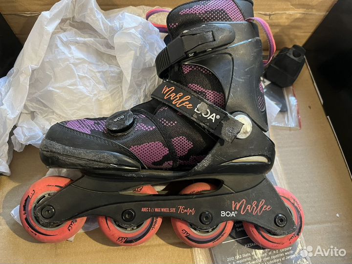 Ролики детские rollerblade р. 28-32 и K2 р. 32-37