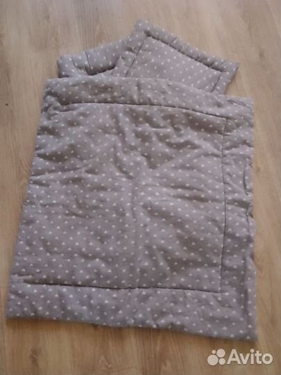 Бортики, комплект (одеяло,матрас,подушка)