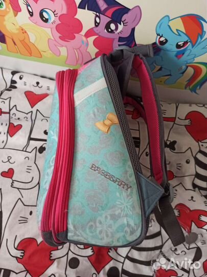 Портфель рюкзак для девочки школьный