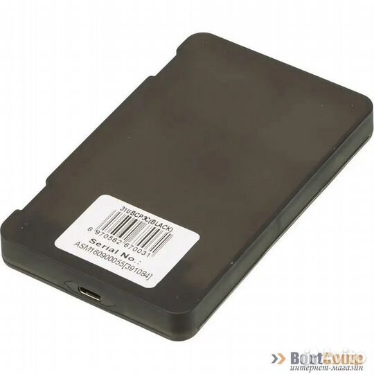 Внешний бокс для HDD/SSD AgeStar 31ubcp3C черный