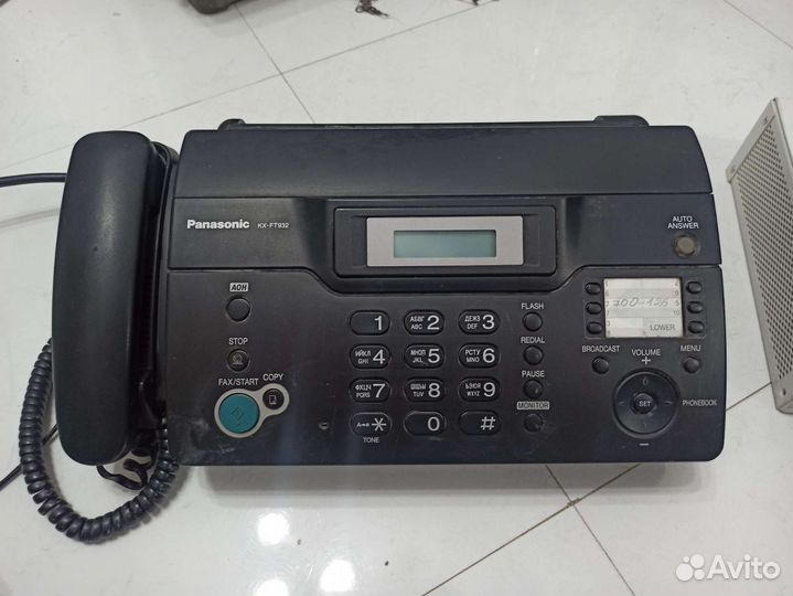 Факс panasonic kx-ft932