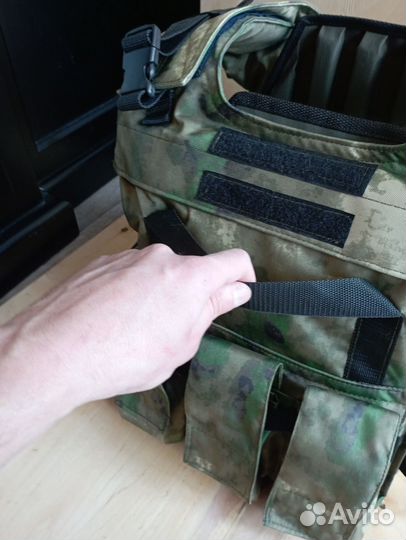 Бронежилет мох с плитами