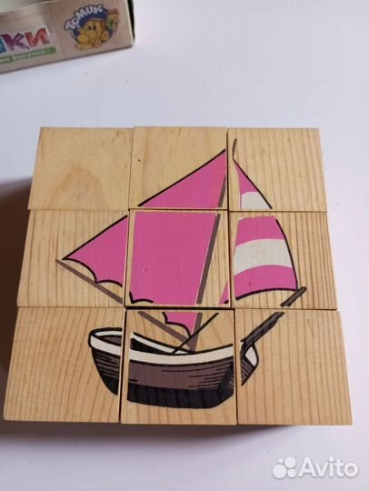 Кубики деревянные Томик