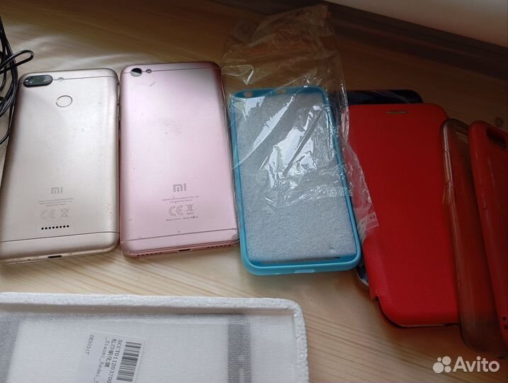 Смартфоны Xiaomi redmi, чехлы, наушники
