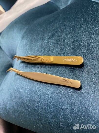Пинцет для наращивания ресниц