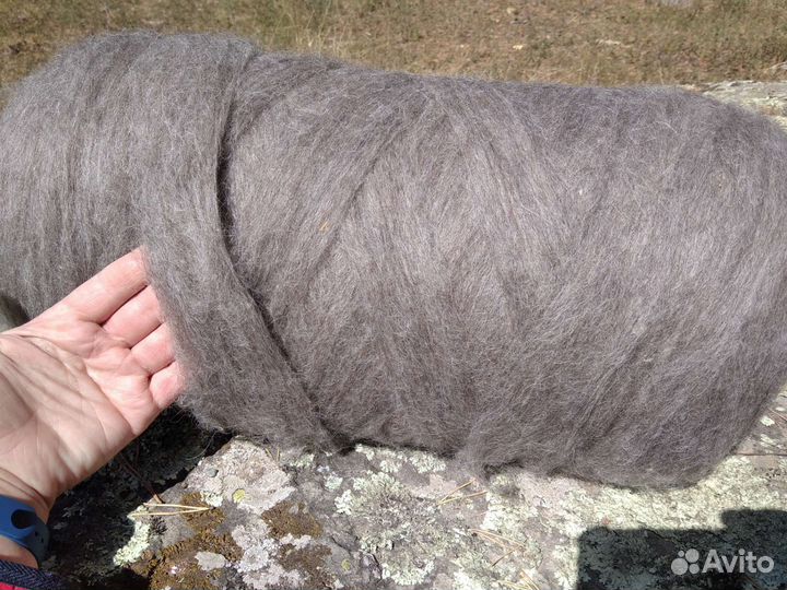 Шерсть гребенная для прядения и валяния