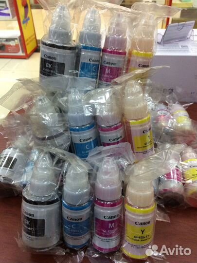 Чернила Canon GI-490 оригинальный комплект