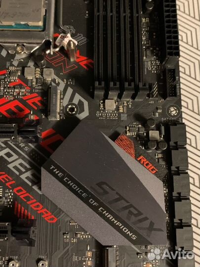 Материнская плата asus rog strix z390-h gaming