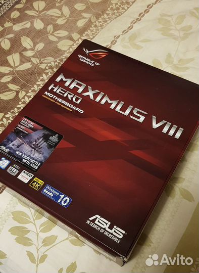 Мат. плата asus Maximus Hero viii + Intel 6700K