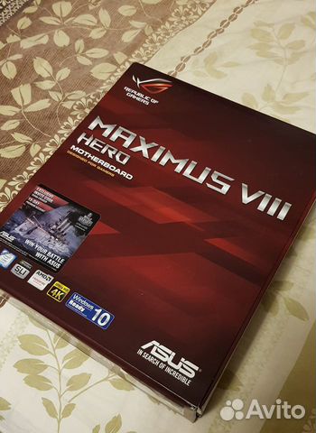 Мат. плата asus Maximus Hero viii + Intel 6700K