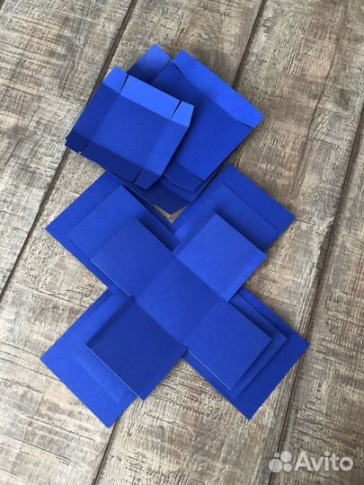 Открытка коробка конструктор