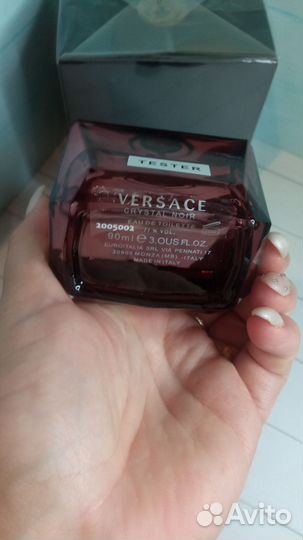 Женский парфюм Versace crystal noir выставочный