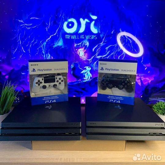 Sony PS4 PRO Black + много игр