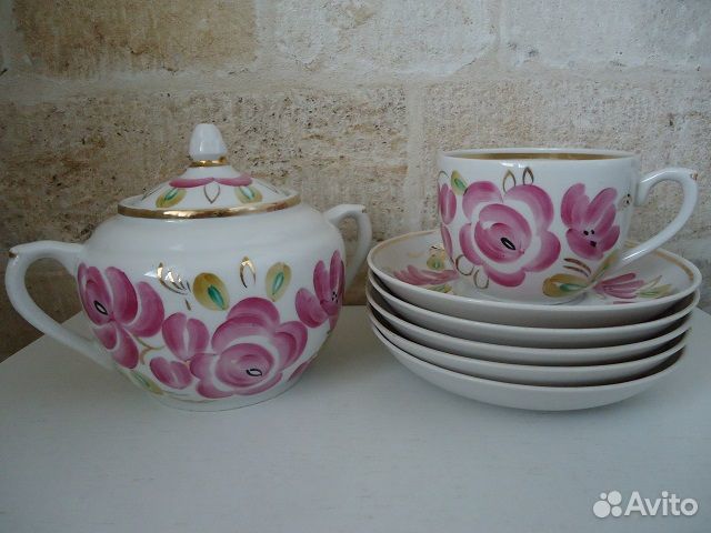 Чайный сервиз Вербилки. СССР 70-е