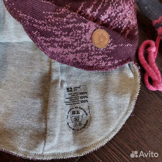 Шапка шлем и варежки Nels