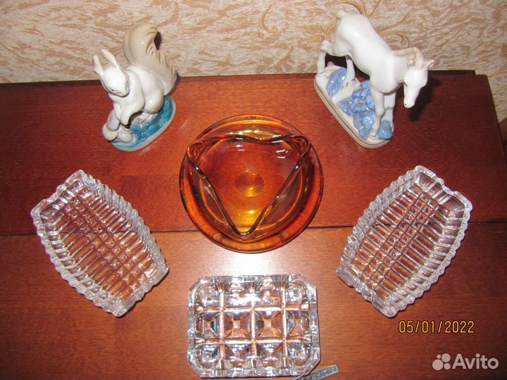 Пепельницы СССР. Разные 4шт