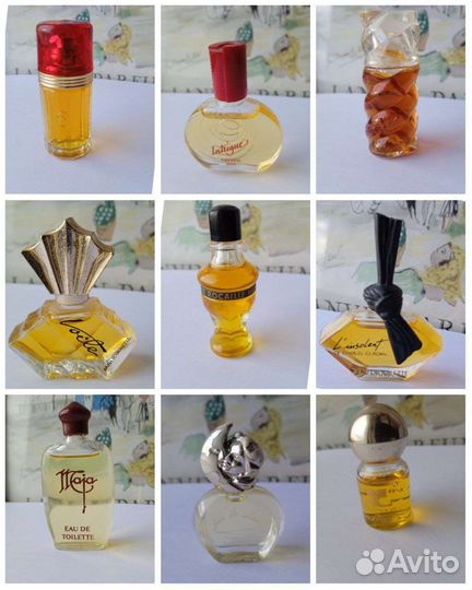 Парфюмерные миниатюры Van Cleef, Hermes, Dior и др