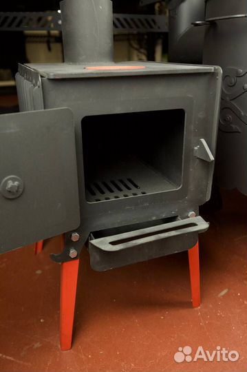 Печка буржуйка, 3мм сталь отопительно варочная