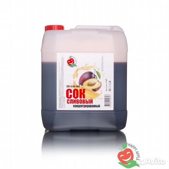 Сок концентрированный «Сливовый», канистра 5 кг