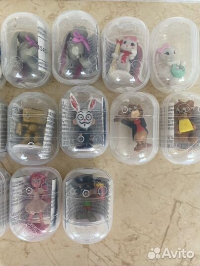 Игрушки чупа чупс энчантималс, зайки пиглетт
