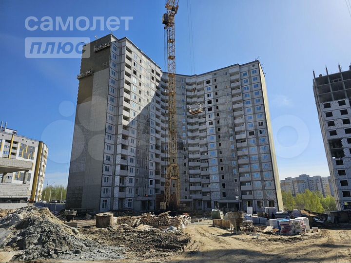 2-к. квартира, 48,4 м², 15/17 эт.