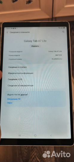 Samsung galaxy tab a7 lite (3/32) sm-t220 wifi