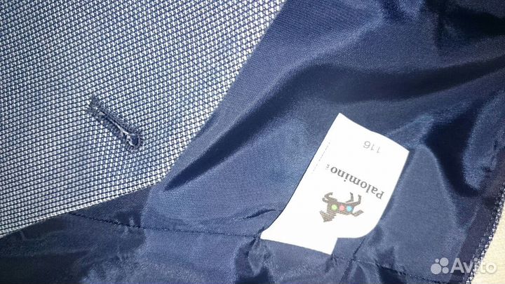 Белая рубашка и жилет на 116,са(Германия)