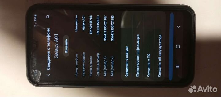 Samsung galaxy a01