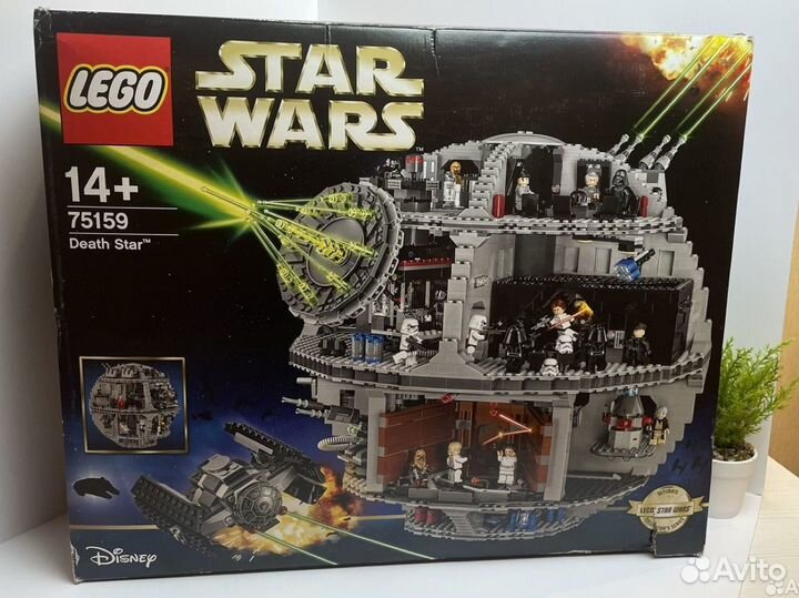 Новый Lego Star Wars 75159 Звезда Смерти