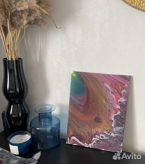 Картины флюид арт