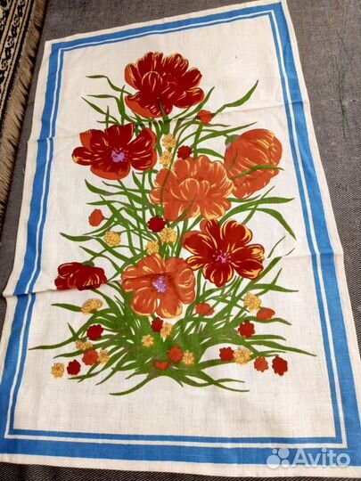 Полотенца СССР. лен и вафельные, ткани СССР