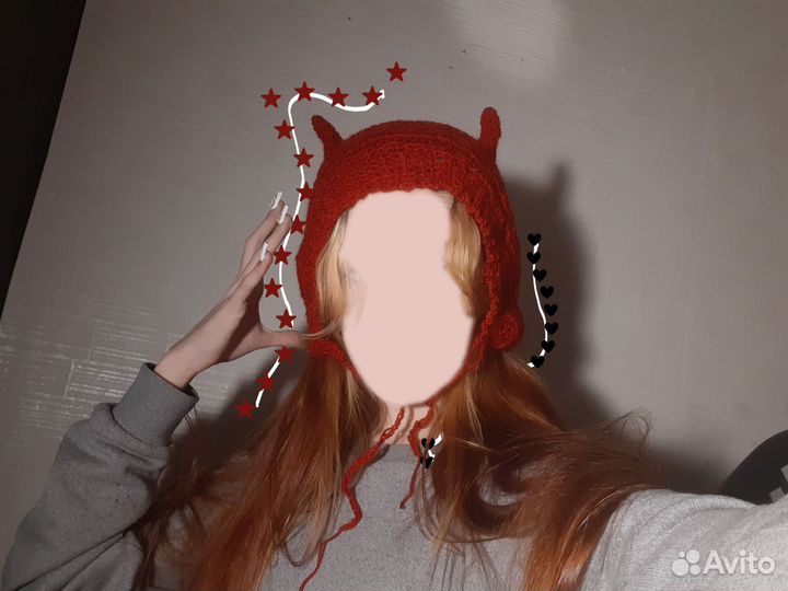 Чепчик с ушками