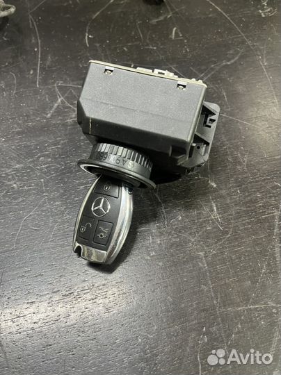Замок зажигания с ключом мерседес w218 cls500