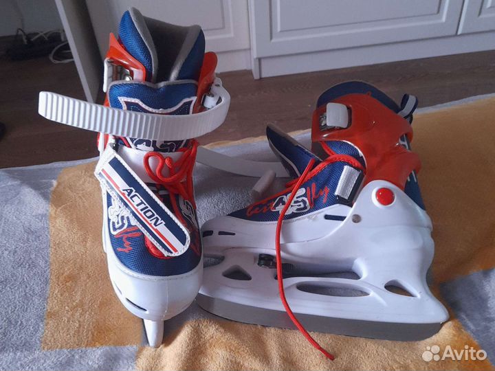 Коньки детские раздвижные 30 33
