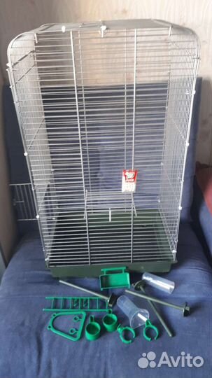 Клетка новая большая для птиц 41х30х76 см