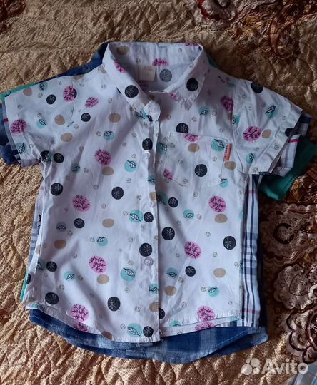 Рубашка на мальчика 92