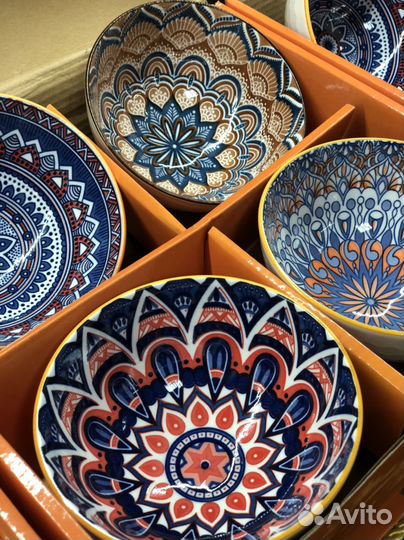 Набор пиал из 4 штух в подарочной упаковки