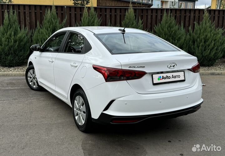 Hyundai Solaris 1.6 AT, 2021, 85 000 км