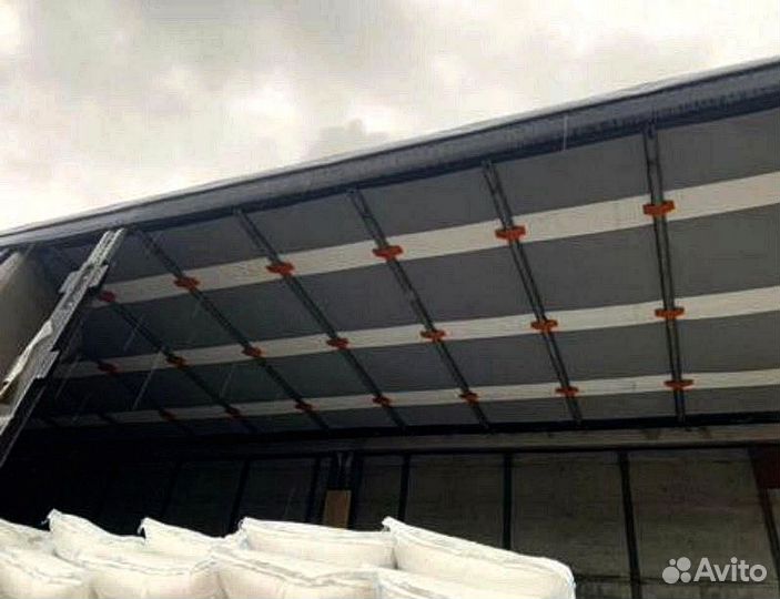 Штора, тент на полуприцеп