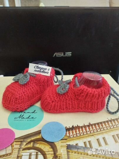 Пинетки вязанные