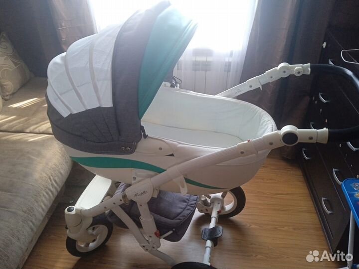Коляска адемикс 3 в 1 эко кожа
